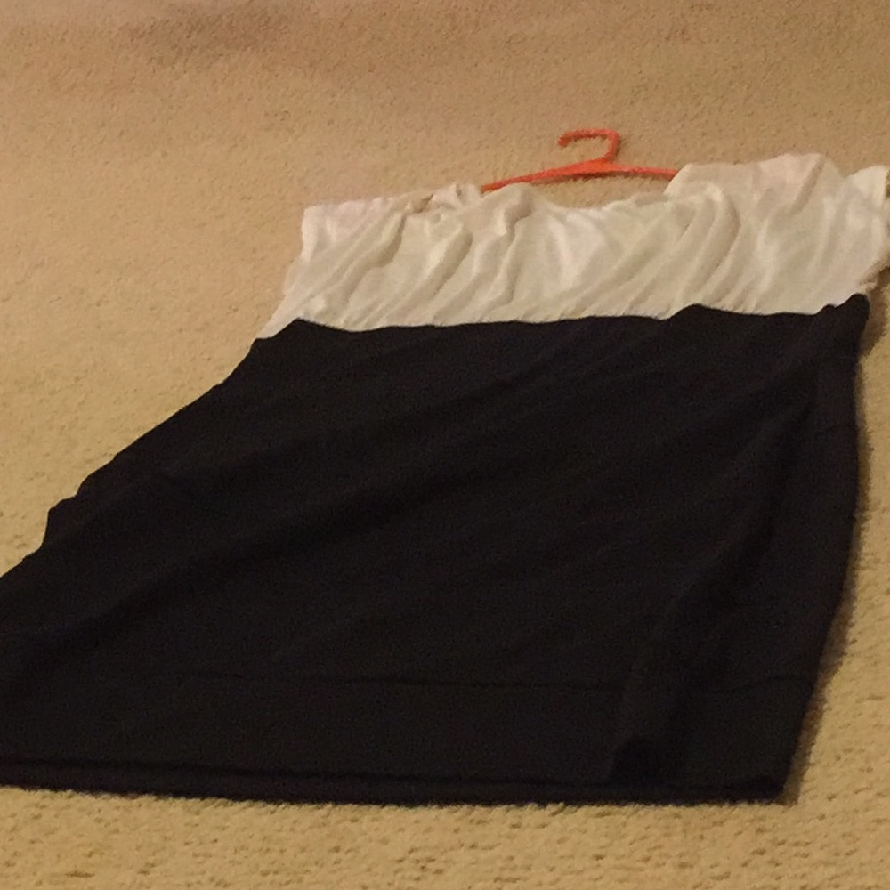 Black and white dress